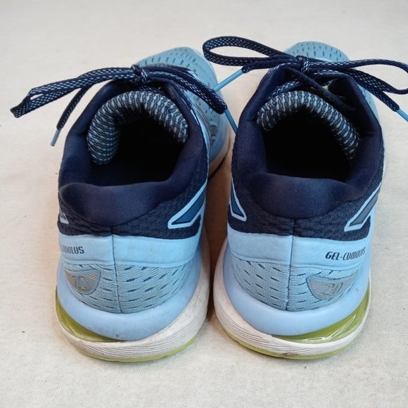 ASICS GEL CUMULUS 20 AZURE BLUE PRINT 1012A008-401 - Picture 7 of 11